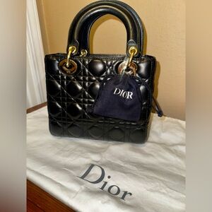 Dior My ABCDior Bag Cannage Lambskin Small. Crossbody or handbag.